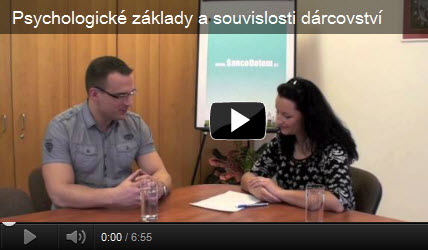 Psychologické základy a&nbsp;souvislosti dárcovství