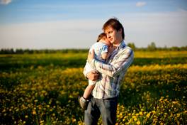 Ilustrační foto: Dítě s jedním rodičem Iustrační foto: Sólo rodič to nemá lehké