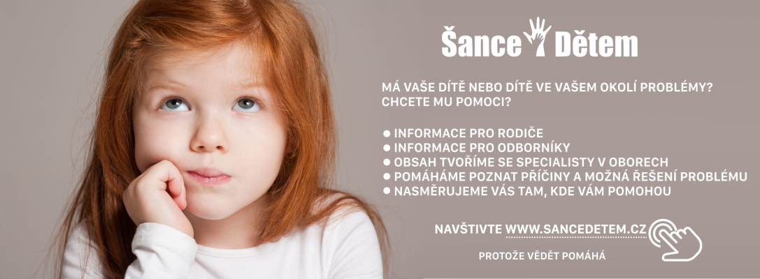 poutač Šance Dětem